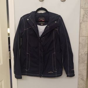 Eddie Bauer hooded rain jacket
